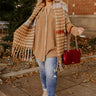 Making It Work Waffle Knit Top In Camel Curves Image - 1