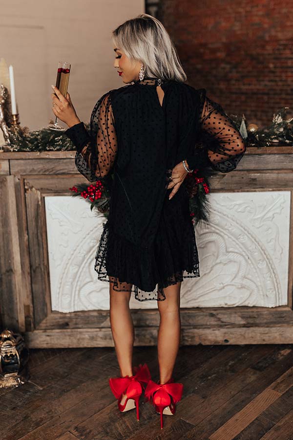 First Kiss Dreaming Dress In Black Image - 3