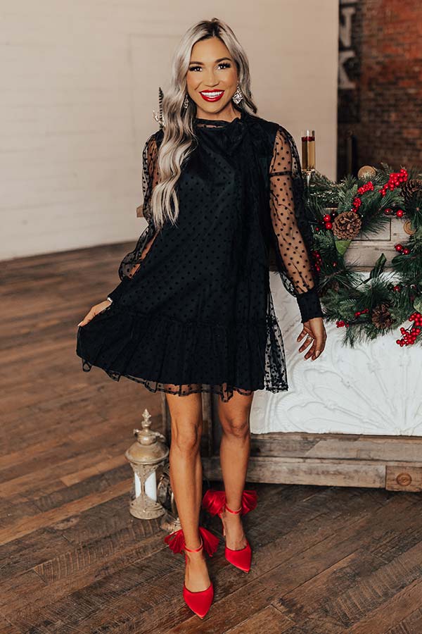First Kiss Dreaming Dress In Black Image - 1