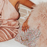 Night Of Sparkles Sequin Clutch In Multi Image - 1