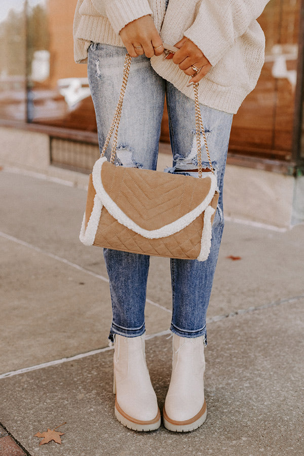 Mind On Manhattan Faux Suede Crossbody Image - 2