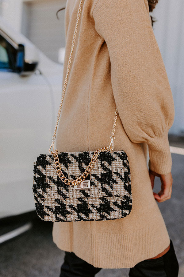 Middle Of The Night Houndstooth Crossbody Image - 2