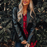 Editor's Choice Faux Leather Blazer Image - 1