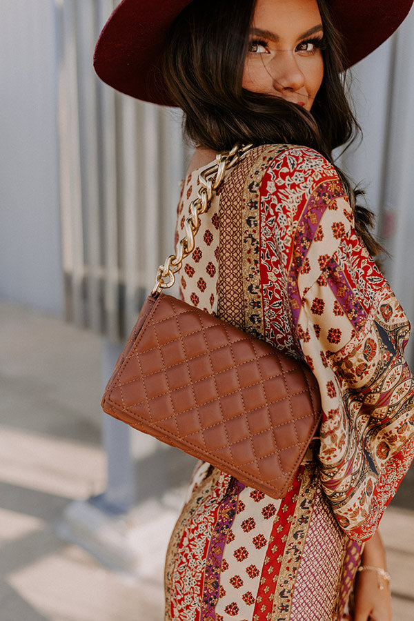 Brisk Evening Crossbody In Brown Image - 2
