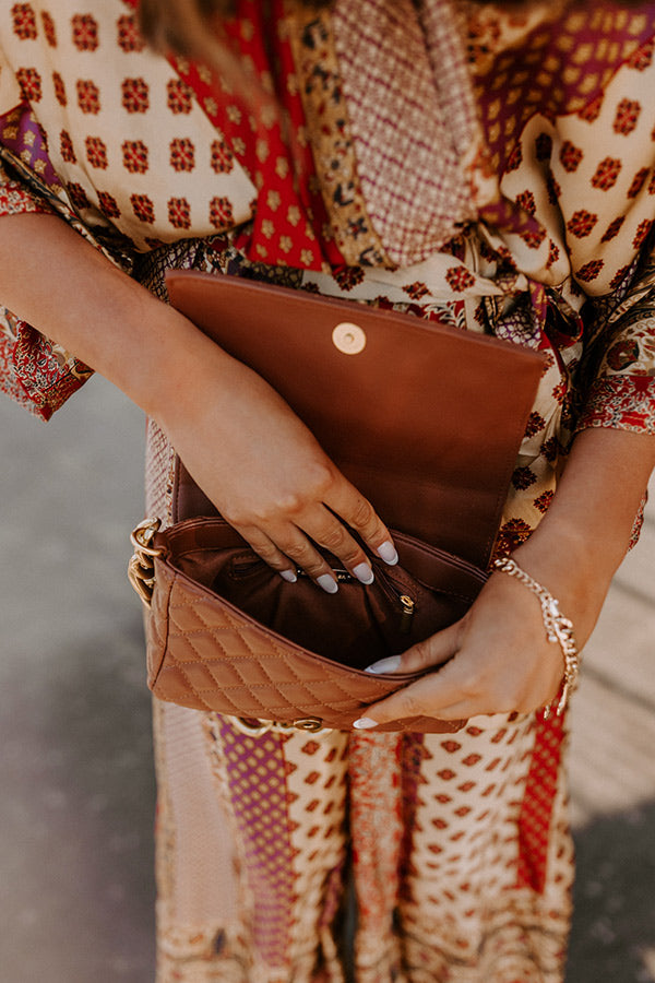 Brisk Evening Crossbody In Brown Image - 5