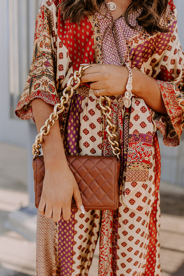 Brisk Evening Crossbody In Brown Image - 1
