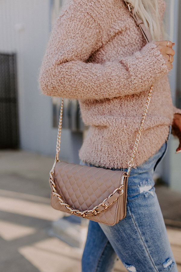 Autumn Elegance Crossbody In Taupe