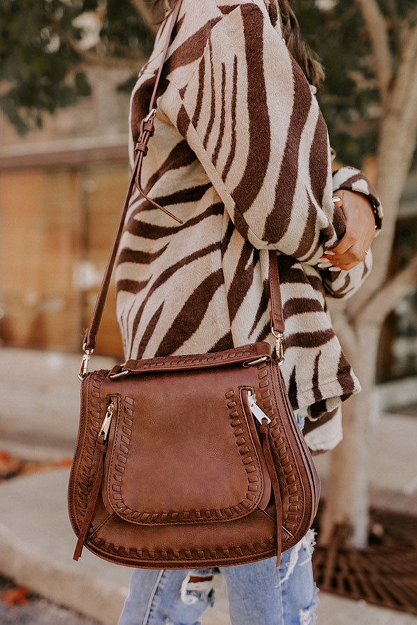 Windy City Crossbody In Chestnut