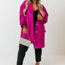 Fun Night Out Faux Suede Jacket Curves Image - 1
