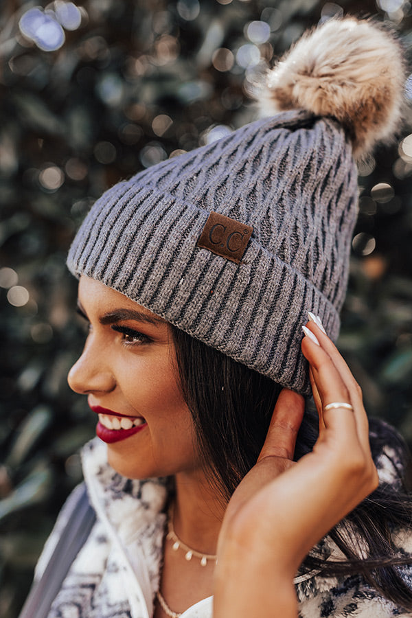 Fall Festival Beanie In Dark Grey Image - 3