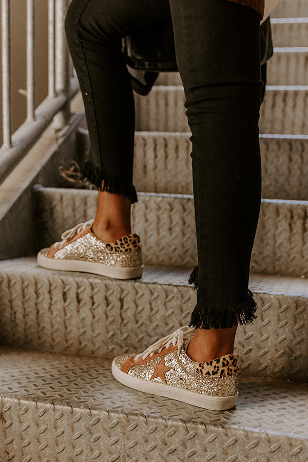 The Katey Glitter Sneaker Image - 3