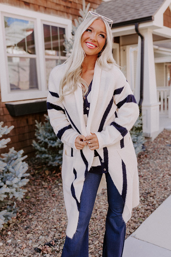 Fireside S'mores Cardigan In Cream Image - 1