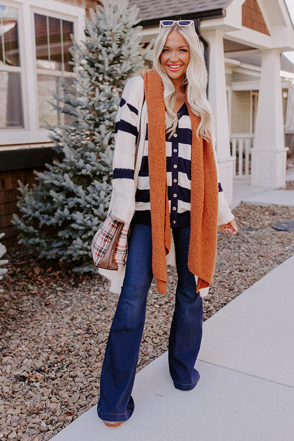 Fireside S'mores Cardigan In Cream Image - 2
