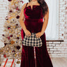 Show In the City Velvet Jumpsuit Curves Image - 1