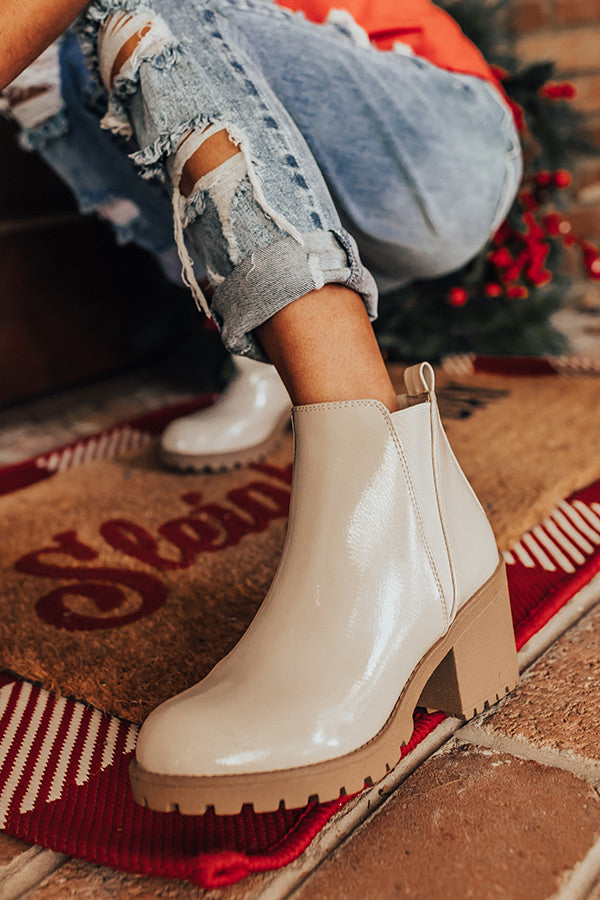 The Fleetwood Patent Bootie Image - 2