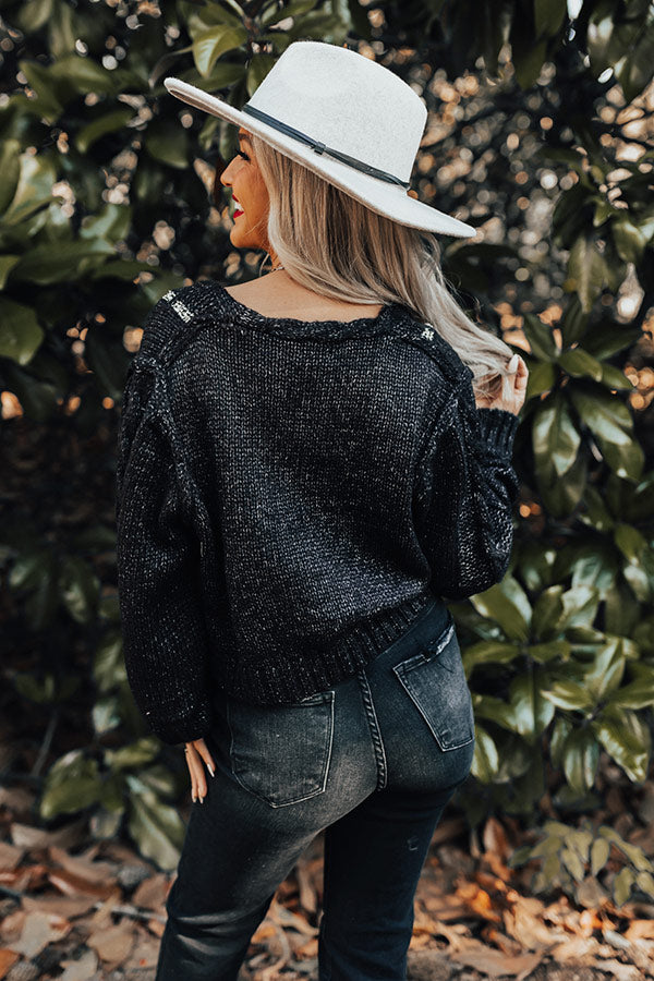 Love Over Lattes Knit Sweater Image - 4