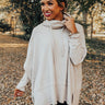 Counting Kisses Waffle Knit Sweater In Birch Image - 1