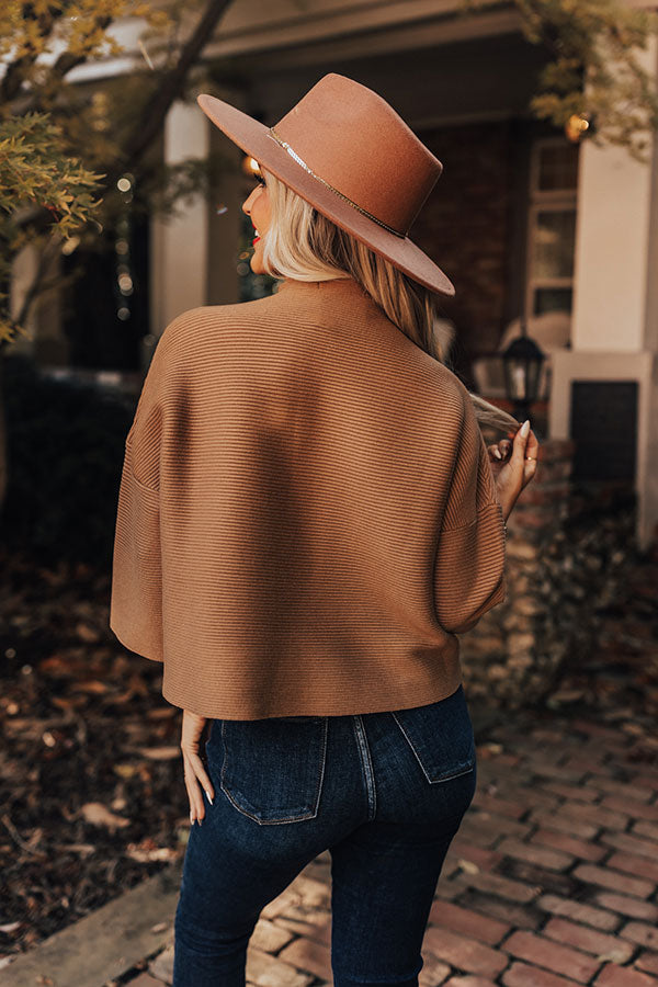 Winter Ridge Sweater In Camel Image - 4