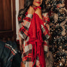 Hot Cocoa And Kisses Scarf In Red Image - 1
