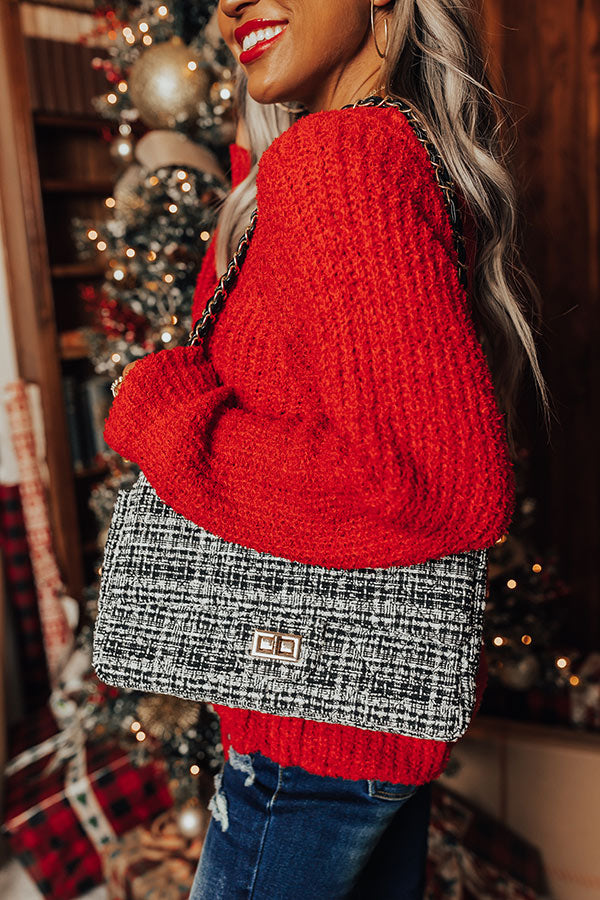 Favorable Day Tweed Crossbody In Black Image - 1