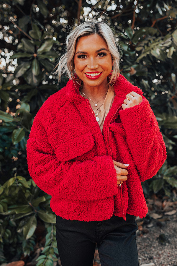 Chilly In Colorado Sherpa Jacket Image - 1