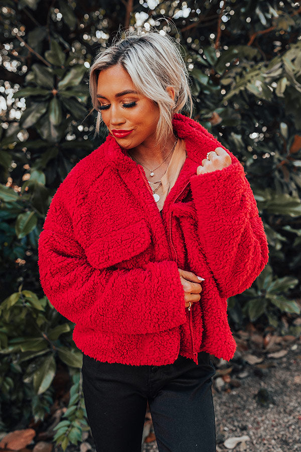Chilly In Colorado Sherpa Jacket Image - 1