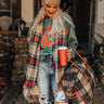 Escape The Chill Plaid Scarf Image - 1