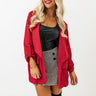 Popular Song Blazer In Wine Image - 1