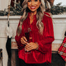 Sleek Moment Velvet Top Image - 1