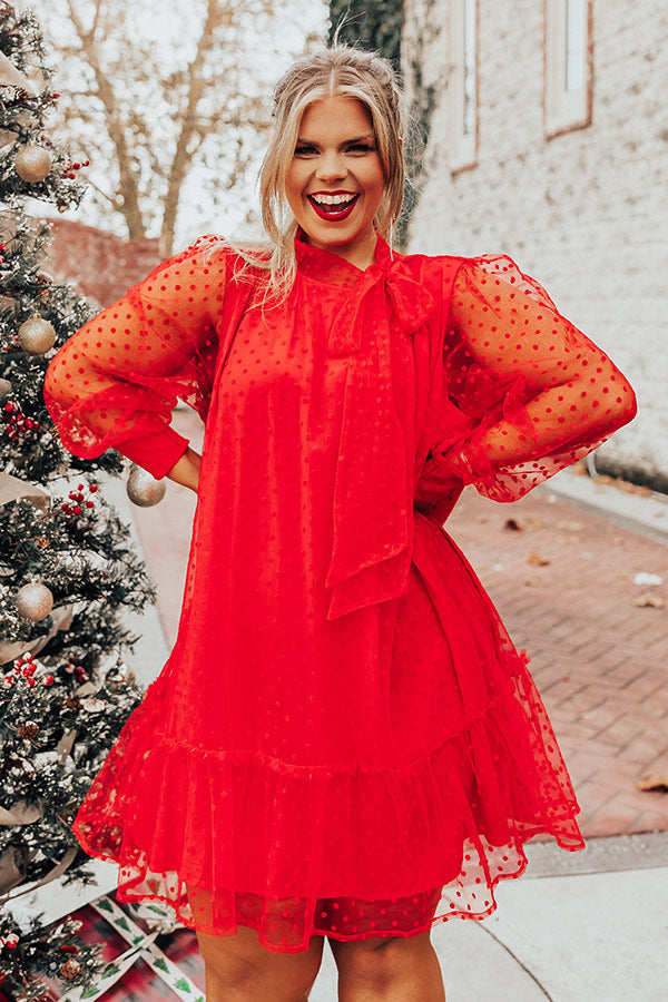 First Kiss Dreaming Dress In Red Curves Image - 1