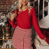 Weekend Coffee Run Sweater In Red Image - 1