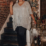 Unbeatable Sights Sequin Shift Tunic In Champagne Curves Image - 1
