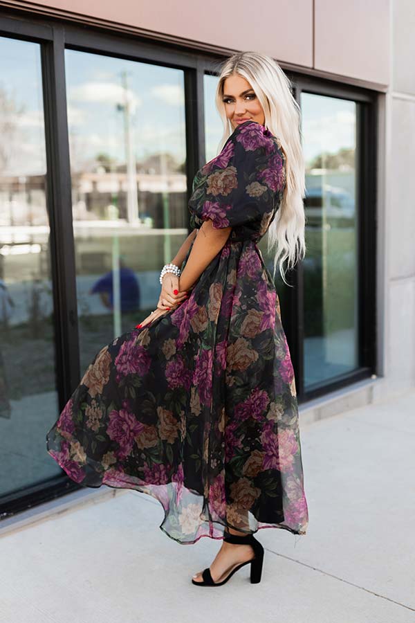 Can't Help Loving You Floral Midi Image - 3