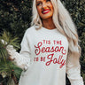 Tis The Season Graphic Sweatshirt Image - 1