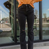 Risen The Laura High Waist Distressed Flare in Black Image - 1