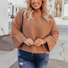 Winter Ridge Sweater In Camel Curves Image - 1