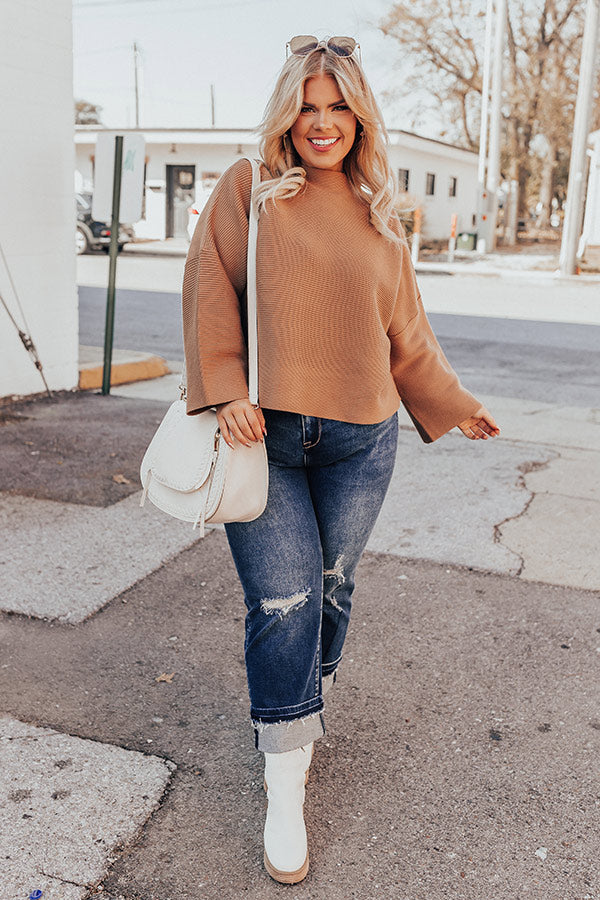 Risen The Gemmalee Midrise Distressed Jean Curves Image - 1