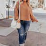 Risen The Gemmalee Midrise Distressed Jean Curves Image - 1