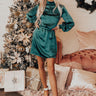 City Lights Satin Dress Image - 1