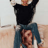 Snowy In Brooklyn Fringe Sweater Image - 1