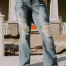 Judy Blue The Athena High Waist Distressed Flare Curves Image - 1