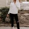 Sweet Moment Cable Knit Sweater in Cream Image - 1