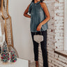 Friends To Lovers Shift Top In Teal Image - 1