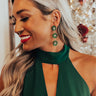 Made For Each Other Earrings In Green Image - 1