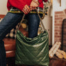 Girls Getaway Faux Leather Tote In Forest Image - 1