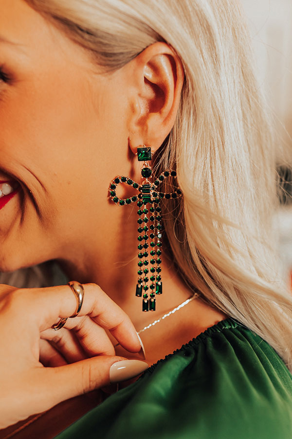 Tried And True Love Earrings In Emerald Image - 4