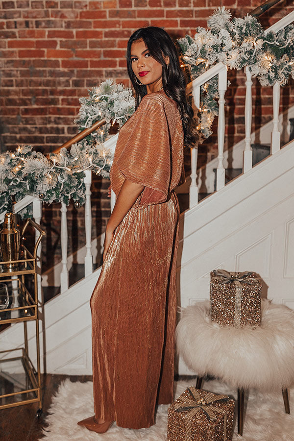 Bubbly And Blissful Pleated Jumpsuit Image - 3