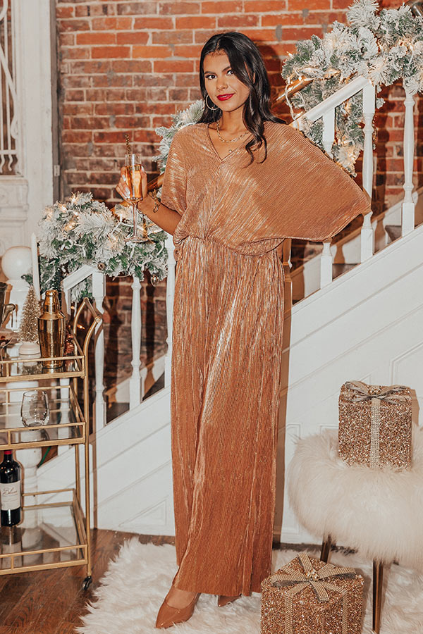 Bubbly And Blissful Pleated Jumpsuit Image - 5