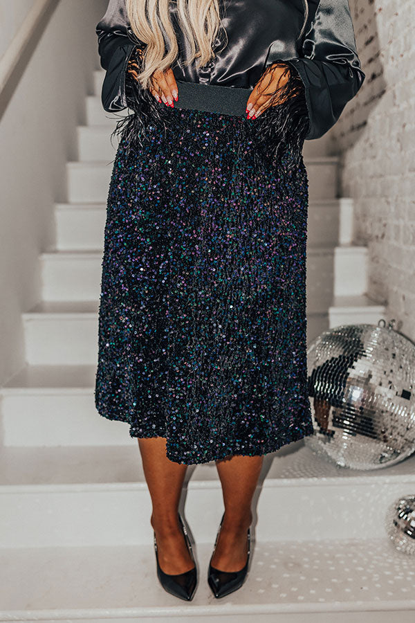Broadway Lights Sequin Skirt Curves Image - 5