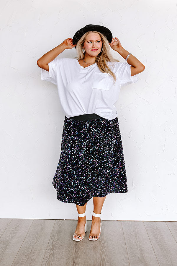 Broadway Lights Sequin Skirt Curves Image - 2